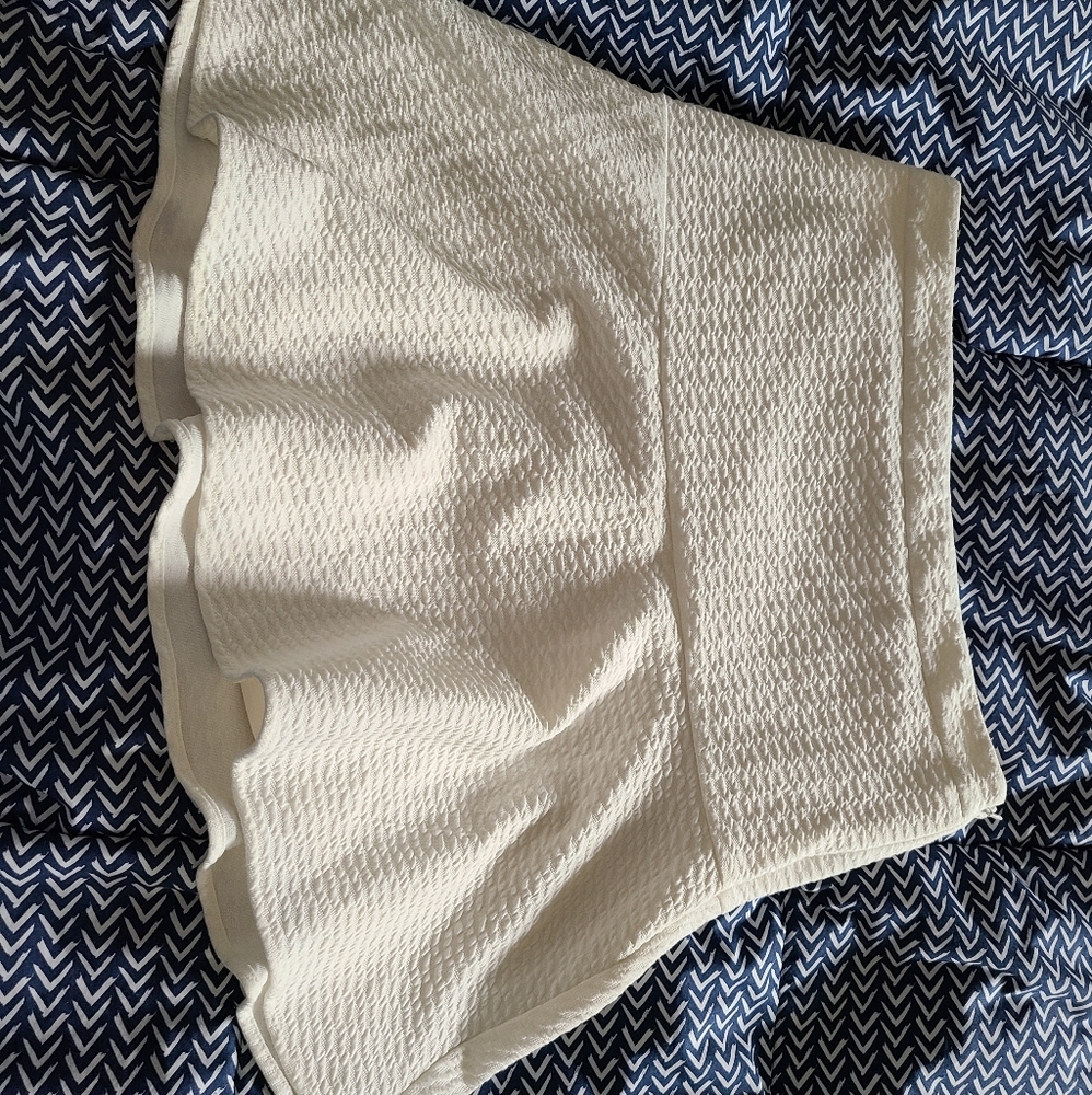 LOFT drop-waist mini skirt - white